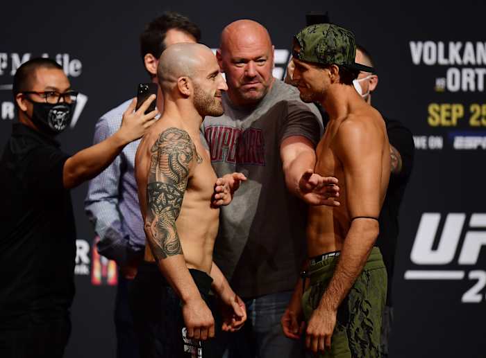 UFC 266 weigh-in